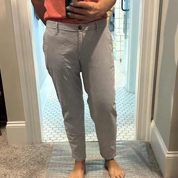 Talbots Women's Blue Pinstripe Chinos - Picture 2 of 7